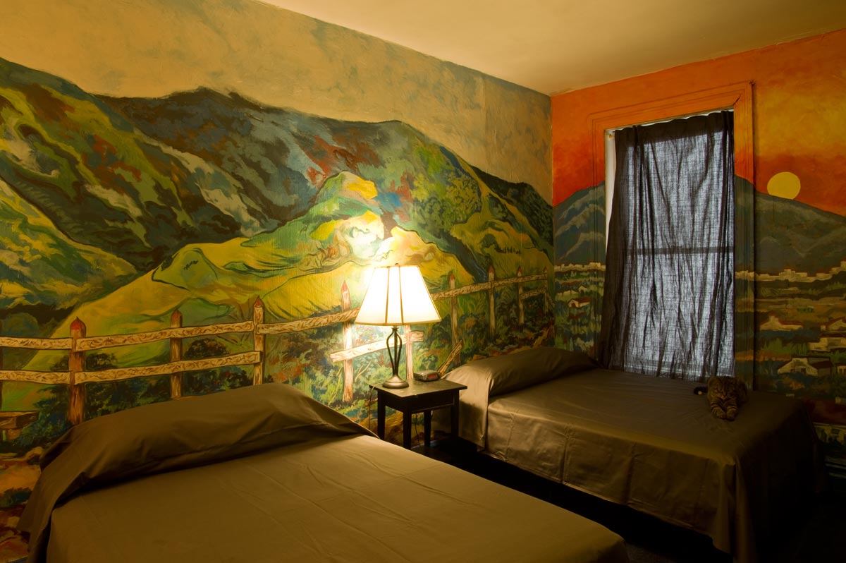 Room 11B painted in 2015 by artist Rafael Gluckstern