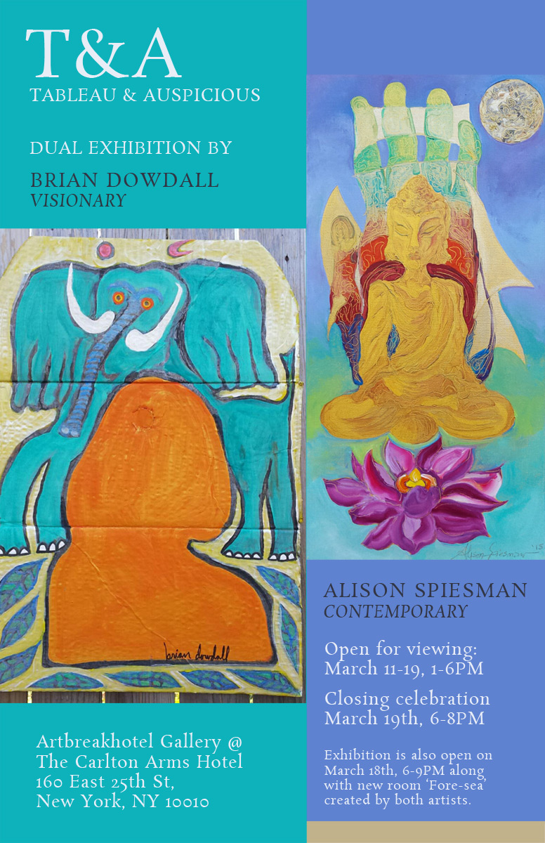 Dual Exhibition ‘TABLEAU & AUSPICIOUS’ by Brian Dowdall and Alison Spiesman