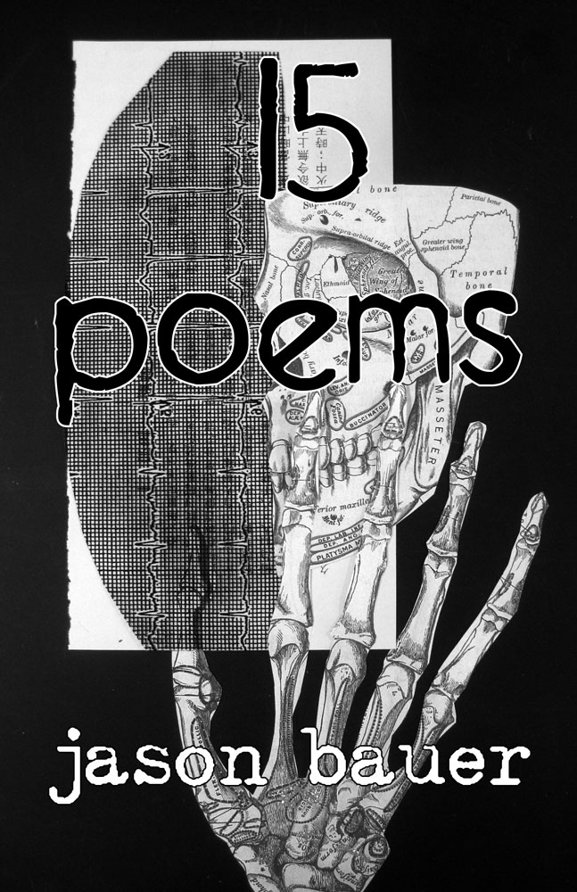 15 Poems by Jason Bauer book lauch poster